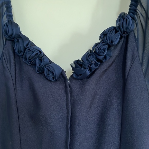 Gorgeous royal blue vintage dress - Picture 8 of 9